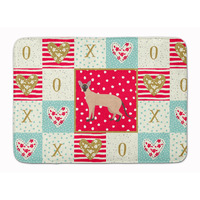 "Caroline's Treasures Colorpoint Shorthair #2 Cat Love Machine Washable Memory Foam Mat doormats, Multicolor"