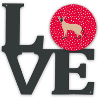 "Caroline's Treasures Colorpoint Shorthair #2 Cat Metal Artwork Love wall-decor, Multicolor"
