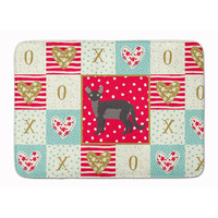 "Caroline's Treasures Devon Rex Cat Love Machine Washable Memory Foam Mat doormats, Multicolor"