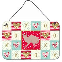 "Caroline's Treasures Don Sphynx #3 Cat Love Door Hanging Prints wall-decor, Multicolor"