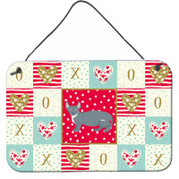 "Caroline's Treasures Dwelf #2 Cat Love Door Hanging Prints wall-decor, Multicolor"
