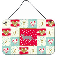 "Caroline's Treasures Dwelf #4 Cat Love Door Hanging Prints wall-decor, Multicolor"