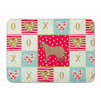 "Caroline's Treasures European Burmese #2 Cat Love Machine Washable Memory Foam Mat doormats, Multicolor"