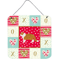 "Caroline's Treasures Exotic Shorthair #1 Cat Love Door Hanging Prints wall-decor, Multicolor"