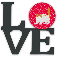 "Caroline's Treasures Exotic Shorthair #4 Cat Metal Artwork Love wall-decor, Multicolor"