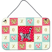 "Caroline's Treasures Foldex Exotic Fold #1 Cat Love Door Hanging Prints wall-decor, Multicolor"