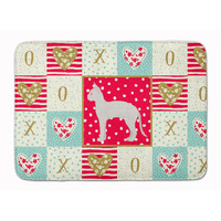 "Caroline's Treasures German Rex #3 Cat Love Machine Washable Memory Foam Mat doormats, Multicolor"