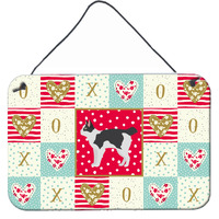 "Caroline's Treasures Japanese Bobtail Cat Love Door Hanging Prints wall-decor, Multicolor"
