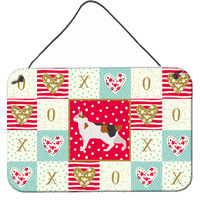 "Caroline's Treasures Korean Bobtail Cat Love Door Hanging Prints wall-decor, Multicolor"