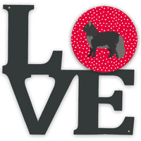 "Caroline's Treasures Maine Coon #2 Cat Metal Artwork Love wall-decor, Multicolor"