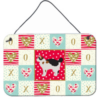 "Caroline's Treasures Manx #3 Cat Love Door Hanging Prints wall-decor, Multicolor"