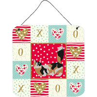 "Caroline's Treasures Munchkin #3 Cat Love Door Hanging Prints wall-decor, Multicolor"