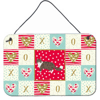 "Caroline's Treasures Norwegian Forest Cat Love Door Hanging Prints wall-decor, Multicolor"