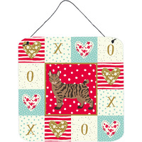 "Caroline's Treasures Pixie Bob #1 Cat Love Door Hanging Prints wall-decor, Multicolor"