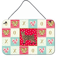 "Caroline's Treasures Pixie Bob #1 Cat Love Door Hanging Prints wall-decor, Multicolor"