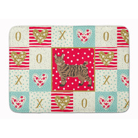 "Caroline's Treasures Pixie Bob #1 Cat Love Machine Washable Memory Foam Mat doormats, Multicolor"