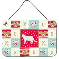 "Caroline's Treasures Poodle 2 Cat Love Door Hanging Prints wall-decor, Multicolor"