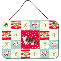 "Caroline's Treasures Ragamuffin #2 Cat Love Door Hanging Prints wall-decor, Multicolor"