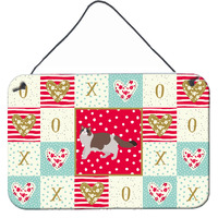 "Caroline's Treasures Ragdoll #3 Cat Love Door Hanging Prints wall-decor, Multicolor"