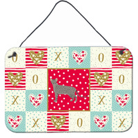 "Caroline's Treasures Safari #1 Cat Love Door Hanging Prints wall-decor, Multicolor"