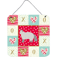 "Caroline's Treasures Selkirk Rex #2 Cat Love Door Hanging Prints wall-decor, Multicolor"