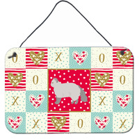 "Caroline's Treasures Selkirk Rex #2 Cat Love Door Hanging Prints wall-decor, Multicolor"