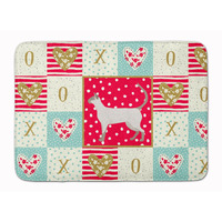 "Caroline's Treasures Siamese modern #1 Cat Love Machine Washable Memory Foam Mat doormats, Multicolor"