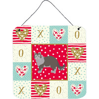 "Caroline's Treasures Siberian Forest #1 Cat Love Door Hanging Prints wall-decor, Multicolor"
