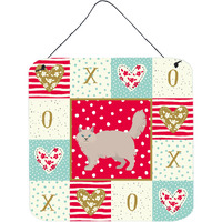"Caroline's Treasures Siberian Forest #2 Cat Love Door Hanging Prints wall-decor, Multicolor"