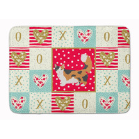 "Caroline's Treasures Skookum Cat Love Machine Washable Memory Foam Mat doormats, Multicolor"