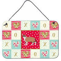 "Caroline's Treasures Snowshoe Cat Love Door Hanging Prints wall-decor, Multicolor"