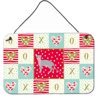"Caroline's Treasures Ukrainian Levkoy Cat Love Door Hanging Prints wall-decor, Multicolor"