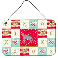 "Caroline's Treasures Ukrainian Levkoy #2 Cat Love Door Hanging Prints wall-decor, Multicolor"