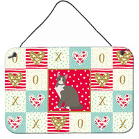 "Caroline's Treasures Brazilian Shorthair Cat Love Door Hanging Prints wall-decor, Multicolor"