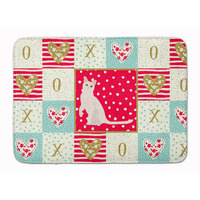 "Caroline's Treasures Burmilla #1 Cat Love Machine Washable Memory Foam Mat doormats, Multicolor"
