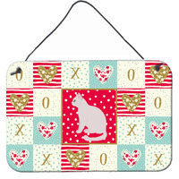 "Caroline's Treasures Burmilla #2 Cat Love Door Hanging Prints wall-decor, Multicolor"