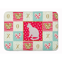 "Caroline's Treasures Burmilla #2 Cat Love Machine Washable Memory Foam Mat doormats, Multicolor"