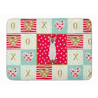 "Caroline's Treasures Colorpoint Shorthair Cat Love Machine Washable Memory Foam Mat doormats, Multicolor"