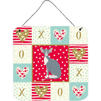 "Caroline's Treasures Peterbald Cat Love Door Hanging Prints wall-decor, Multicolor"