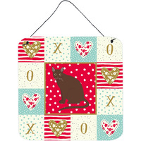 "Caroline's Treasures Raas Cat Love Door Hanging Prints wall-decor, Multicolor"