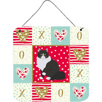 "Caroline's Treasures Siberian Forest Cat Love Door Hanging Prints wall-decor, Multicolor"