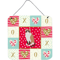 "Caroline's Treasures Snowshoe Cat Love Door Hanging Prints wall-decor, Multicolor"