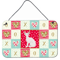 "Caroline's Treasures Sphynx Cat Love Door Hanging Prints wall-decor, Multicolor"
