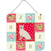 "Caroline's Treasures Tonkinese Cat Love Door Hanging Prints wall-decor, Multicolor"