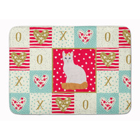 "Caroline's Treasures Turkish Van Cat Love Machine Washable Memory Foam Mat doormats, Multicolor"