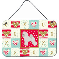 "Caroline's Treasures Bichon Fris Love Door Hanging Prints wall-decor, Multicolor"
