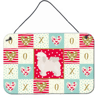 "Caroline's Treasures Bolognese Love Door Hanging Prints wall-decor, Multicolor"