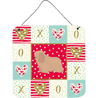 "Caroline's Treasures Coton de Tulear #1 Love Door Hanging Prints wall-decor, Multicolor"