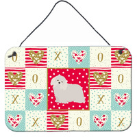 "Caroline's Treasures Coton de Tulear #2 Love Door Hanging Prints wall-decor, Multicolor"