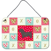 "Caroline's Treasures Glen of Imal #1 Love Door Hanging Prints wall-decor, Multicolor"